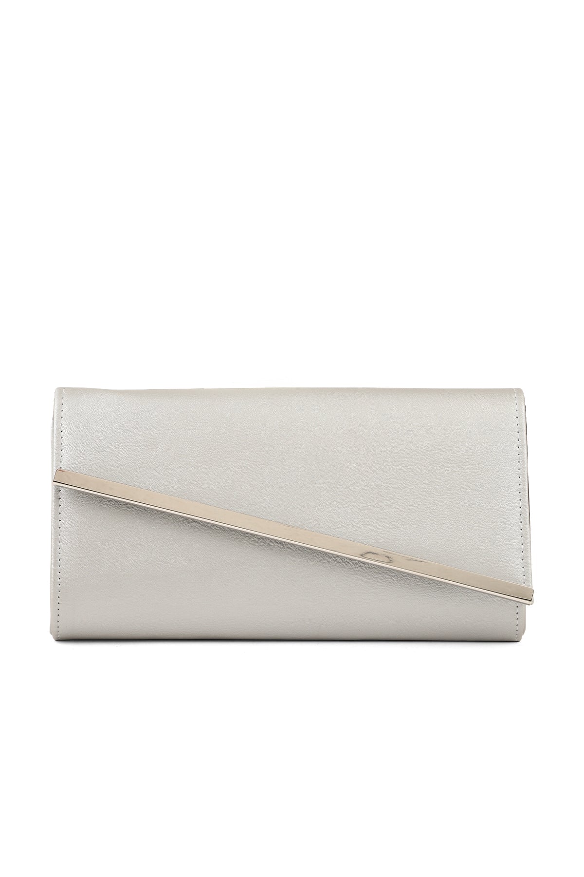Formal Clutch B21585-Silver