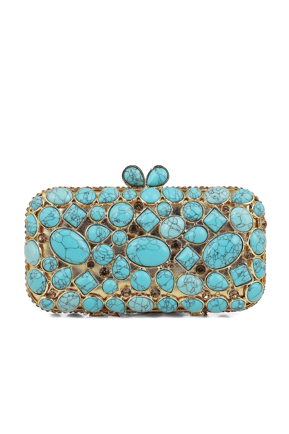 Fancy Clutch B21637-Green