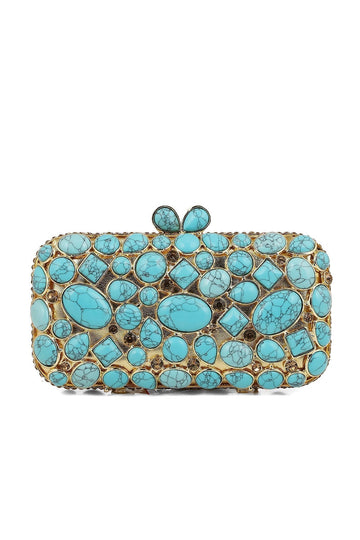 Fancy Clutch B21637-Green