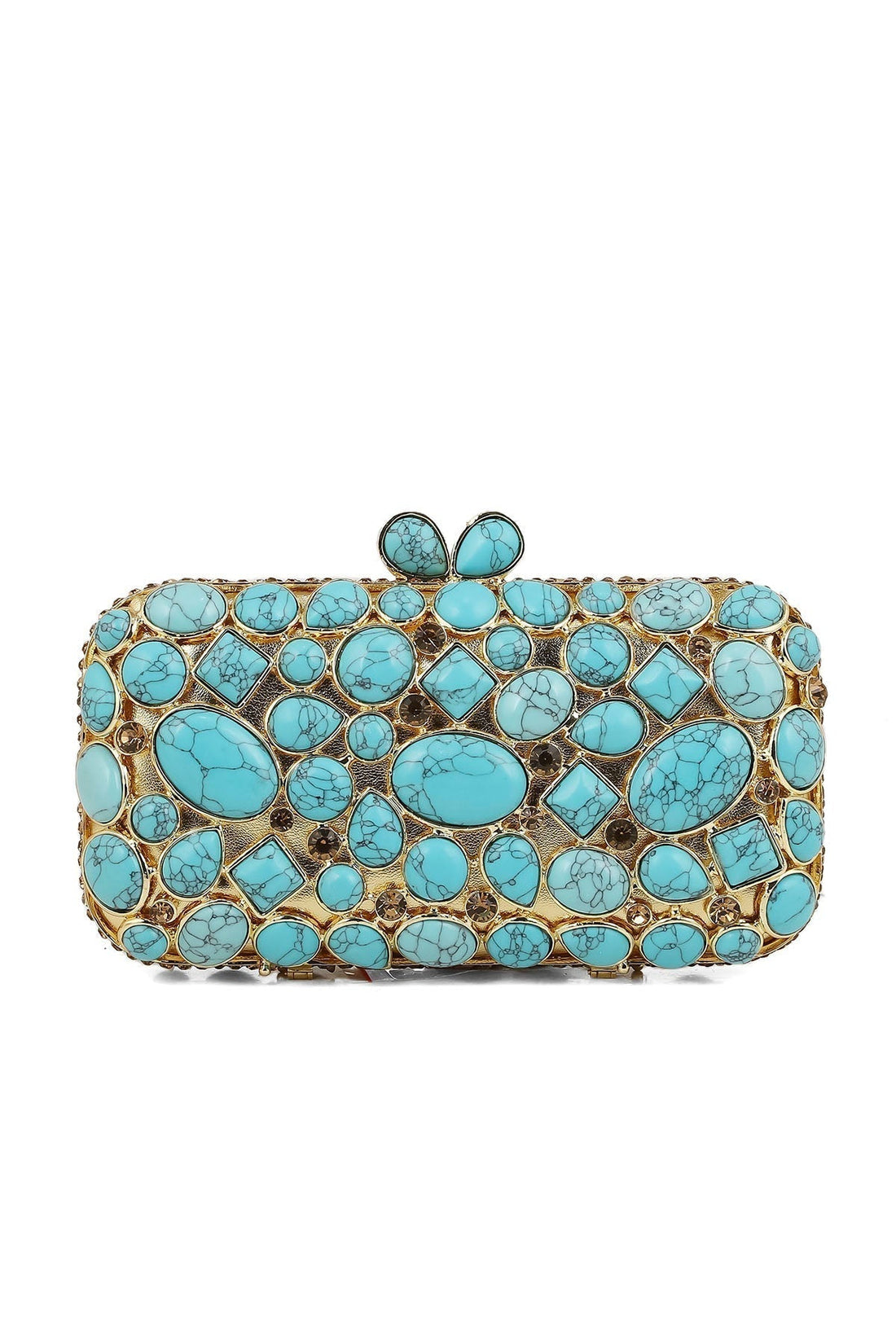 Fancy Clutch B21637-Green