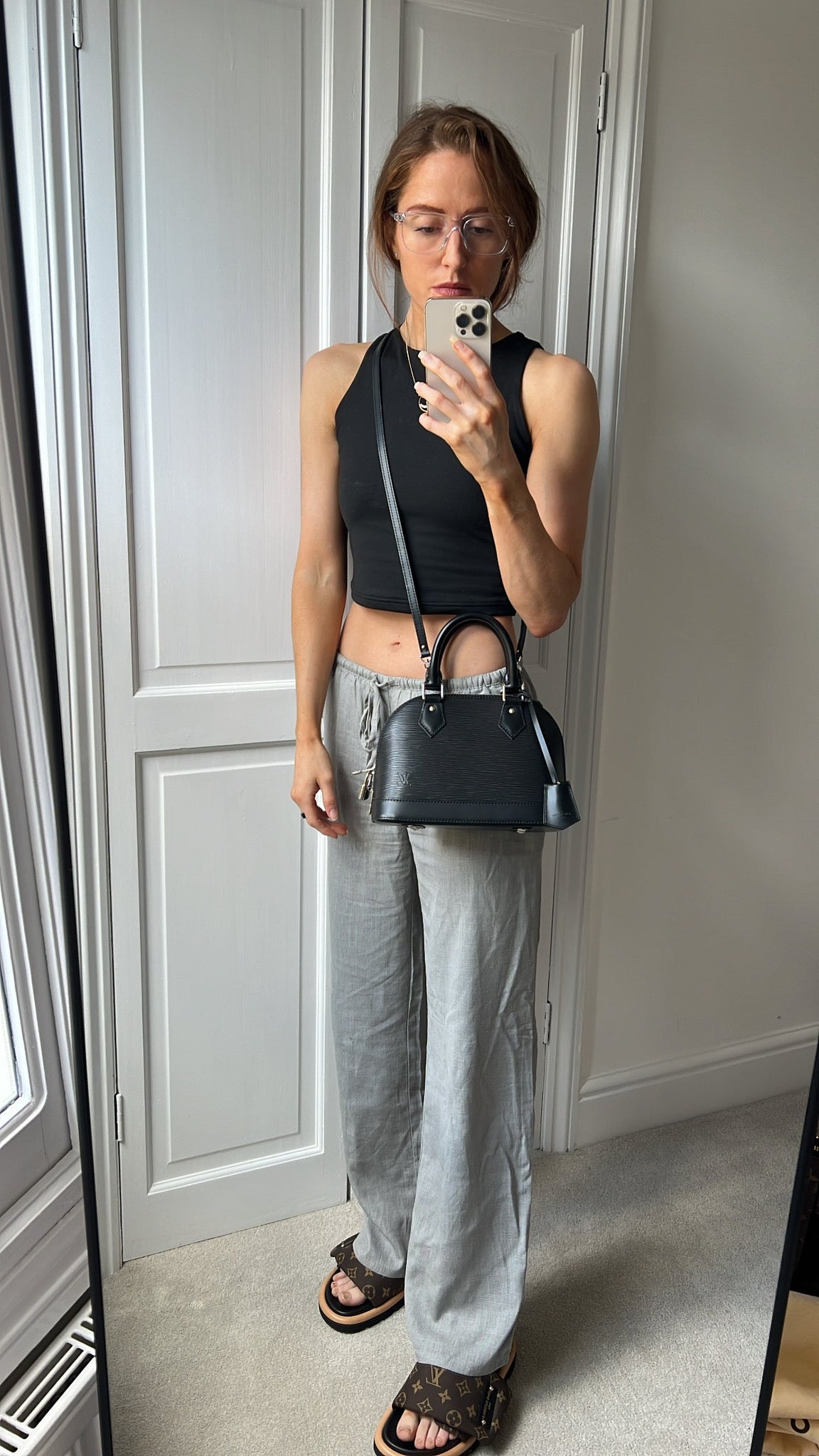 Louis Vuitton Alma BB Black Epi