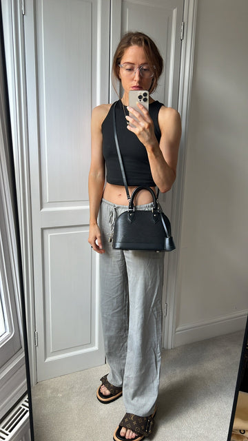 Louis Vuitton Alma BB Black Epi