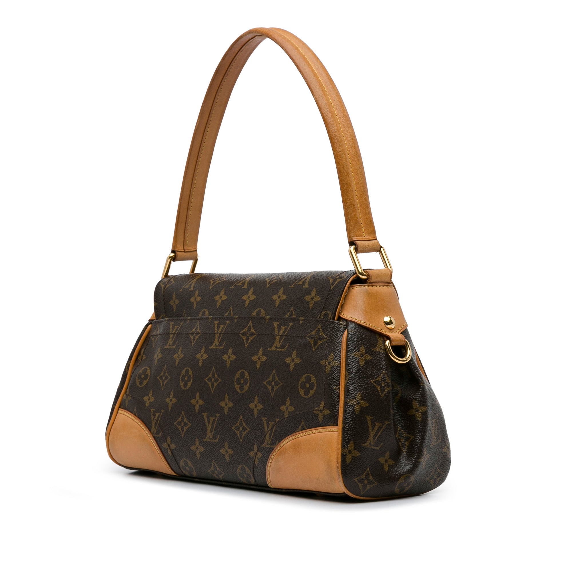 Brown Louis Vuitton Monogram Beverly MM Shoulder Bag