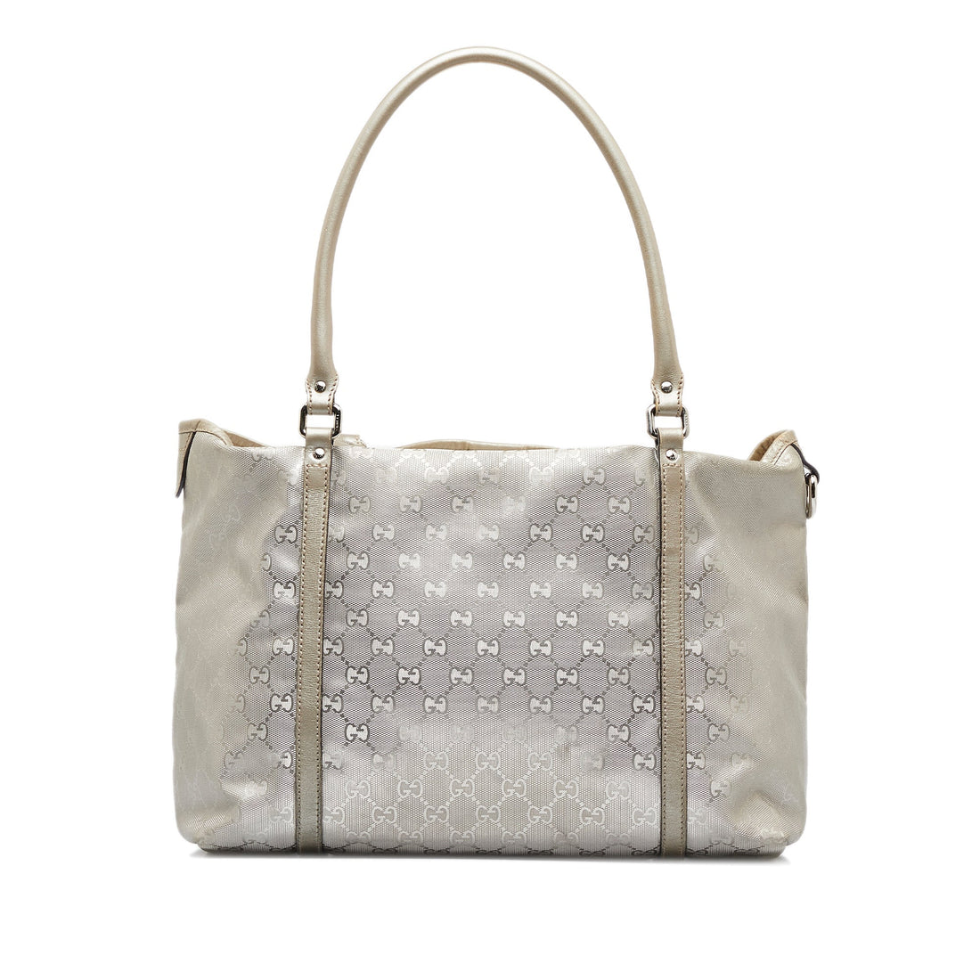 Silver Gucci GG Imprime Joy Tote Bag