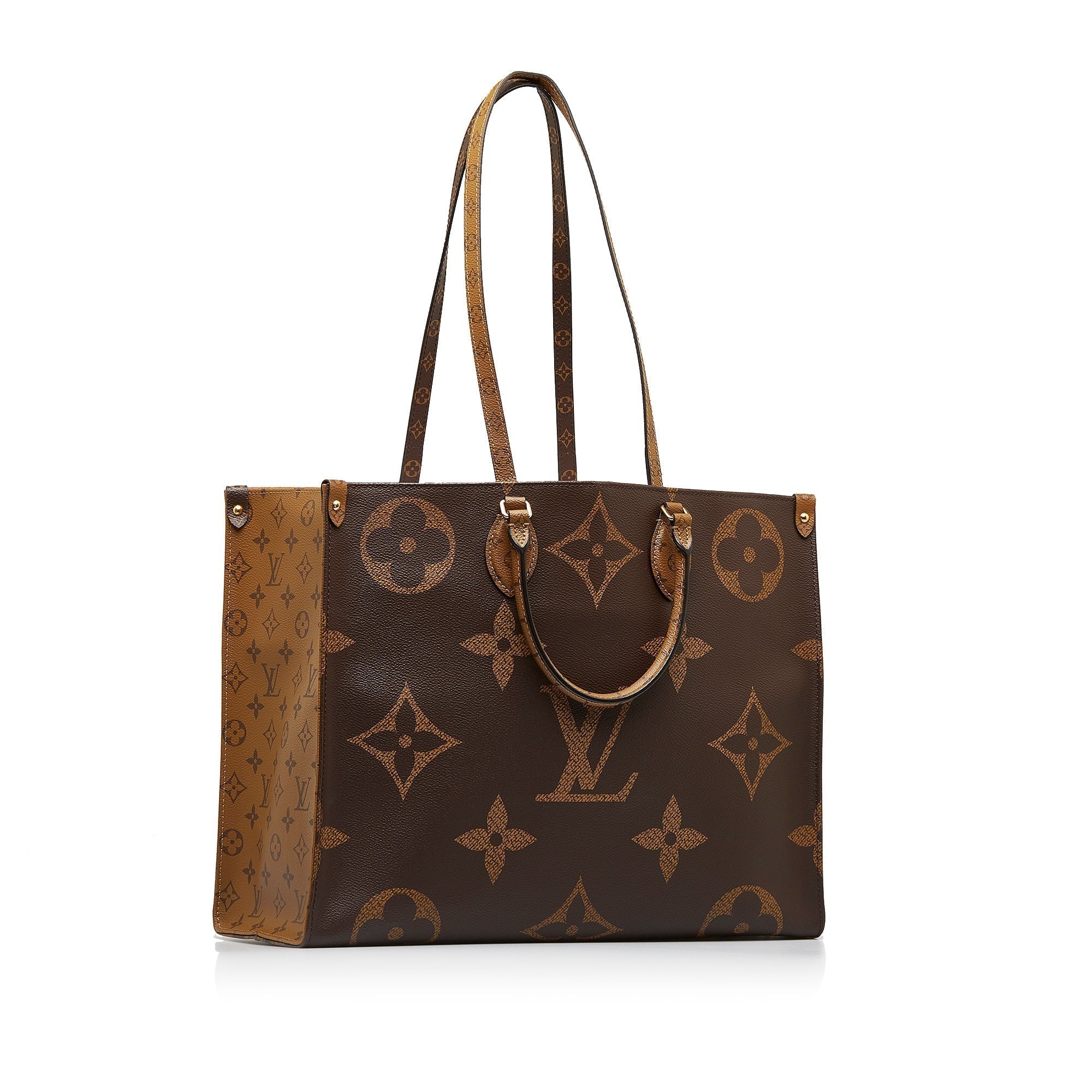 LOUIS VUITTON Monogram Giant Reverse OnTheGo GM Satchel