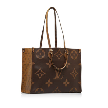 LOUIS VUITTON Monogram Giant Reverse OnTheGo GM Satchel