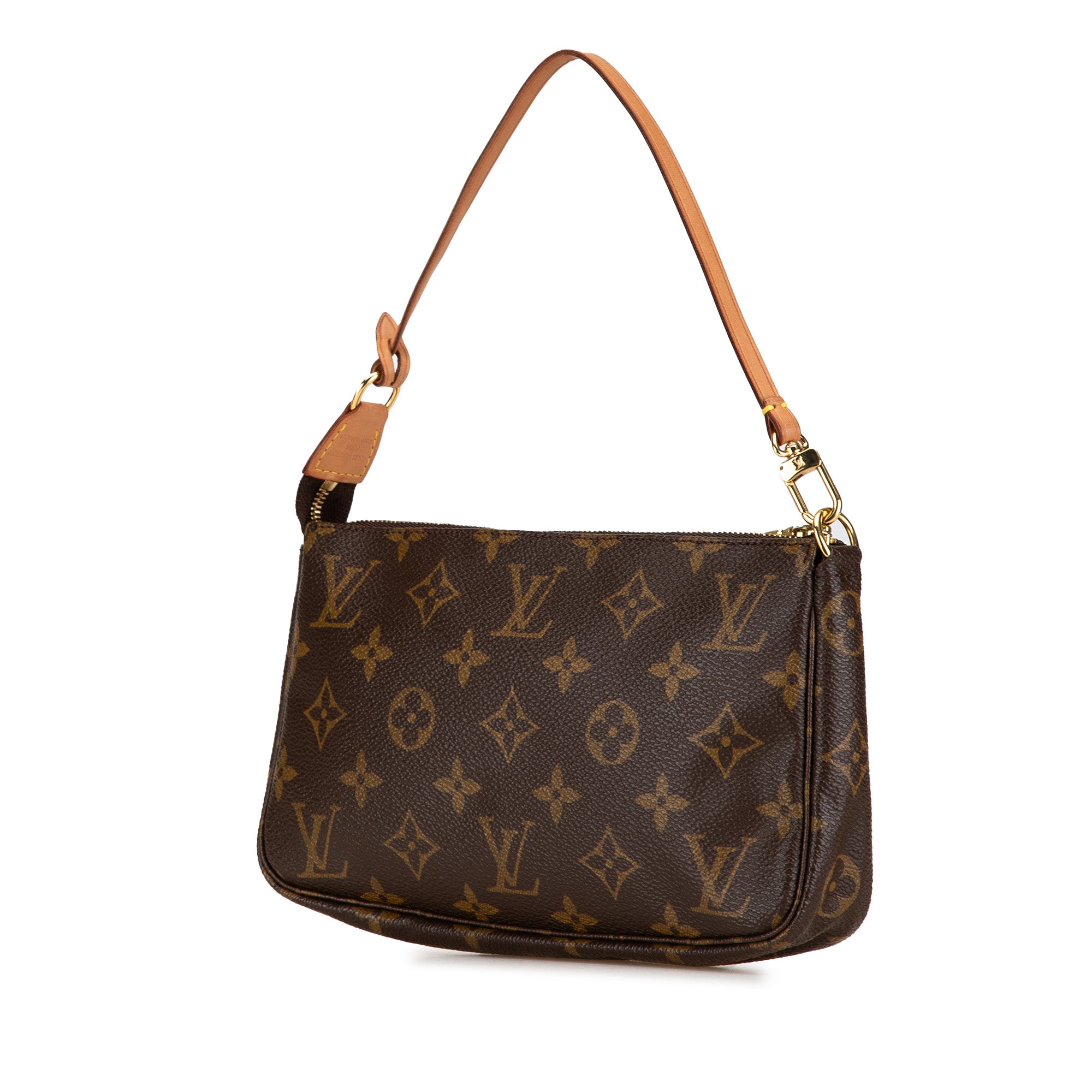 Brown Louis Vuitton Monogram Pochette Accessoires Shoulder Bag