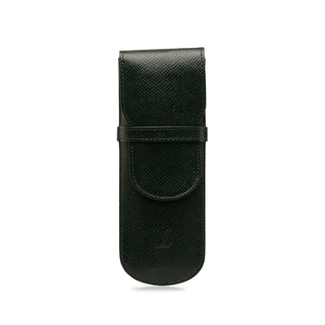 Green Louis Vuitton Taiga Etui Pen Case