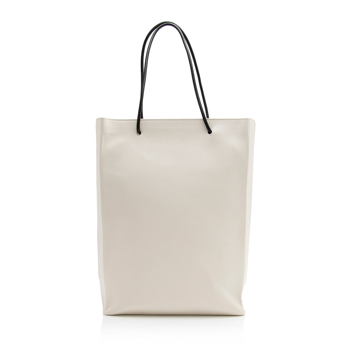 Balenciaga Calfskin Logo Medium N/S Shopper Tote (SHF-23791)