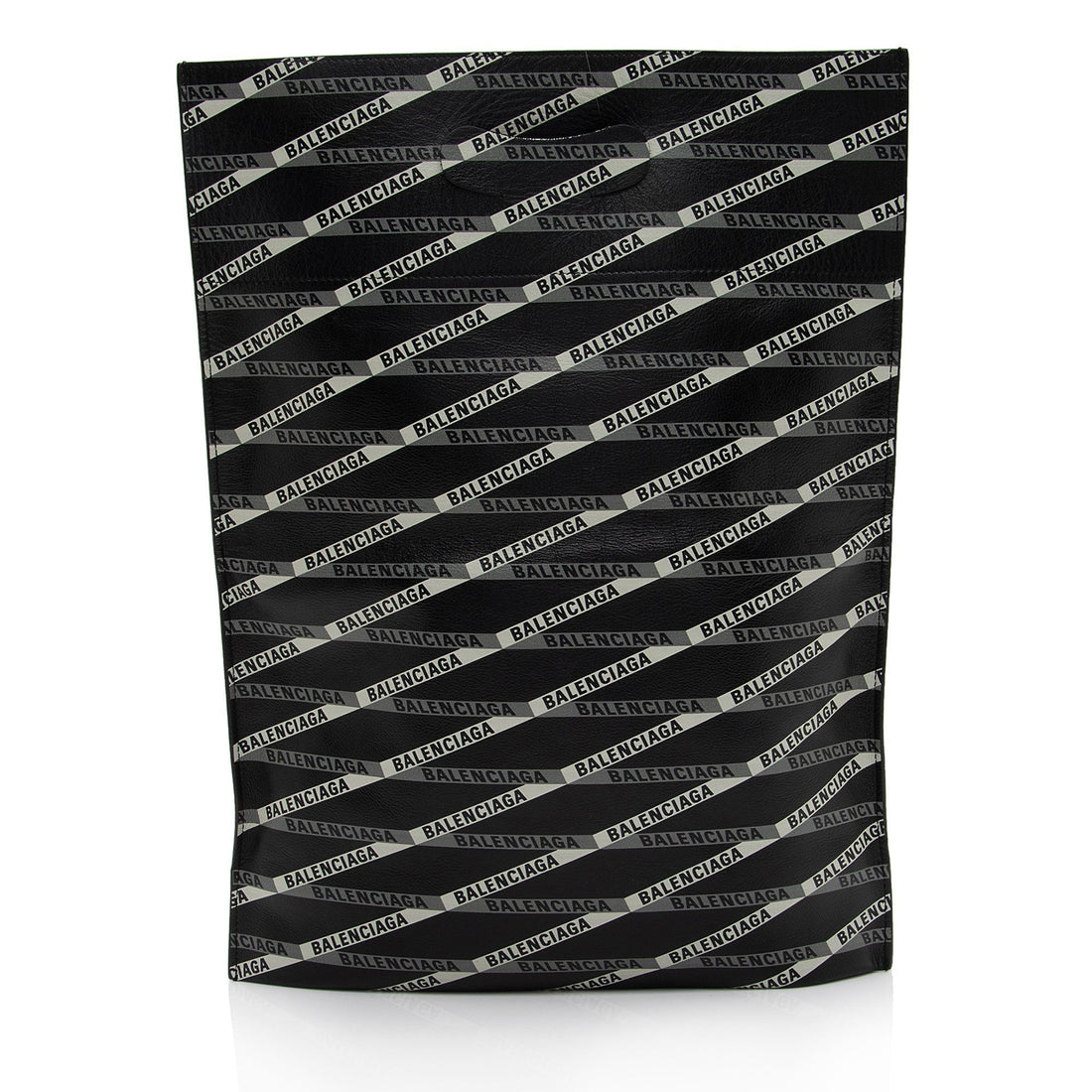 Balenciaga Calfskin Losange Logo N/S Shopper Tote (SHF-HfLqBg)