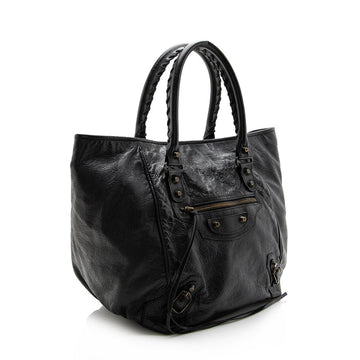 Balenciaga Lambskin Sunday S Tote (SHF-13688)