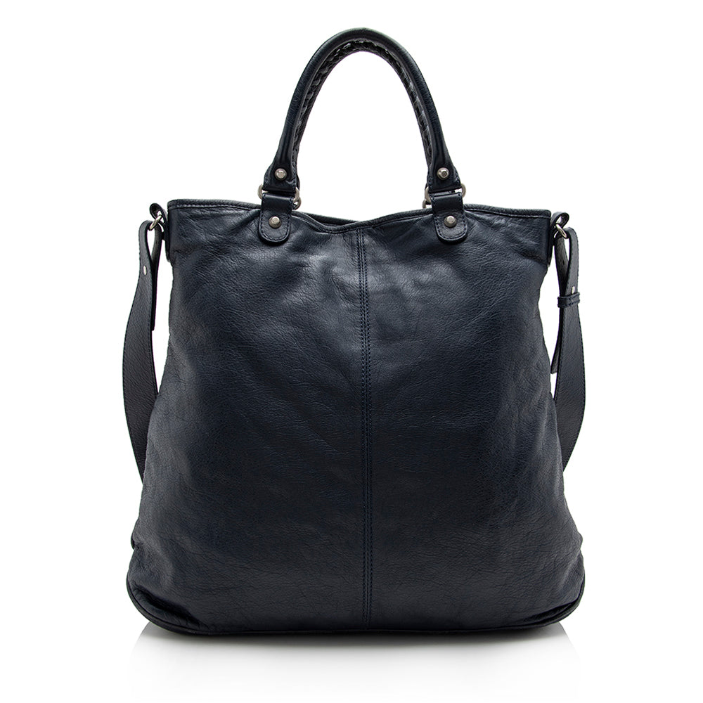 Balenciaga Leather Classic Square Tote - FINAL SALE (SHF-16560)