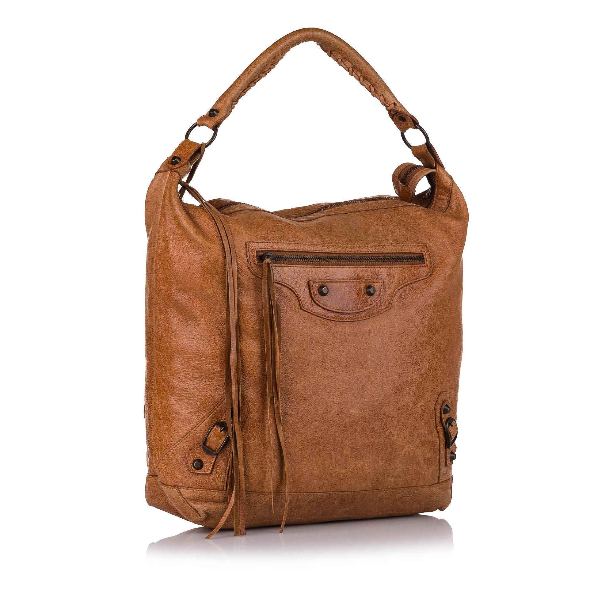 Balenciaga Motocross Classic Day Shoulder Bag (SHG-34938)