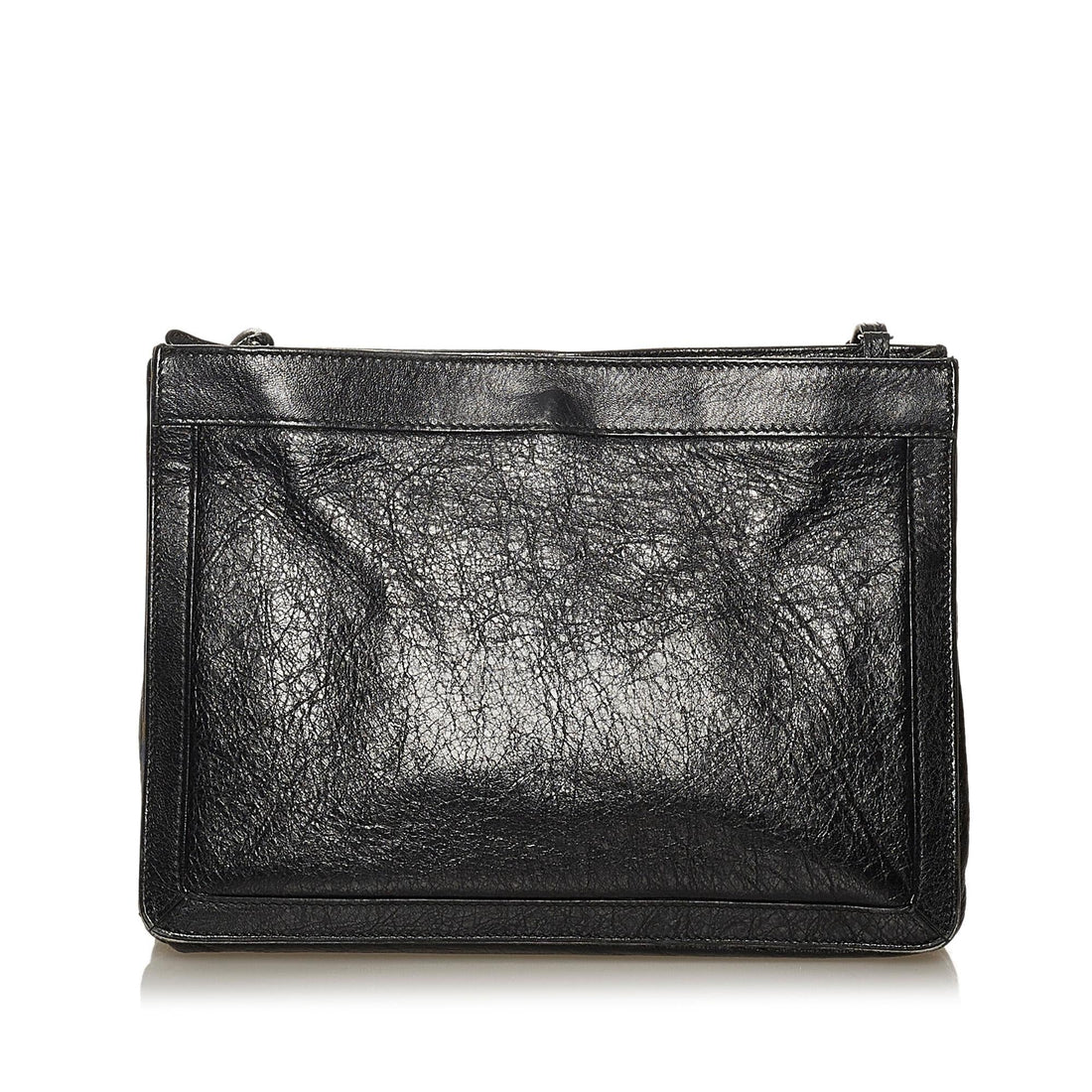 Balenciaga Navy Pochette S Canvas Crossbody Bag (SHG-28703)