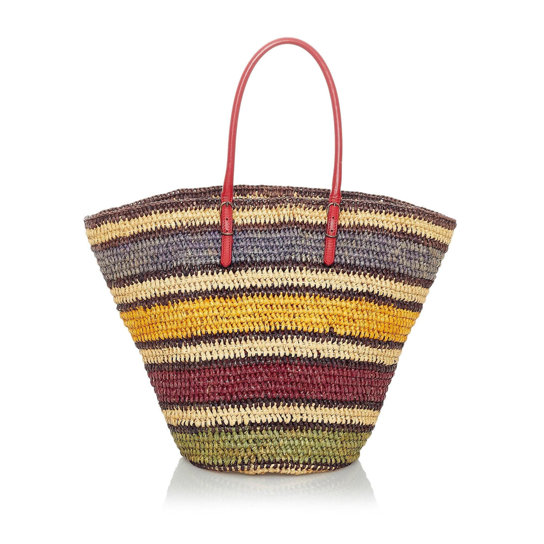 Balenciaga Panier Raffia Tote Bag (SHG-30111)