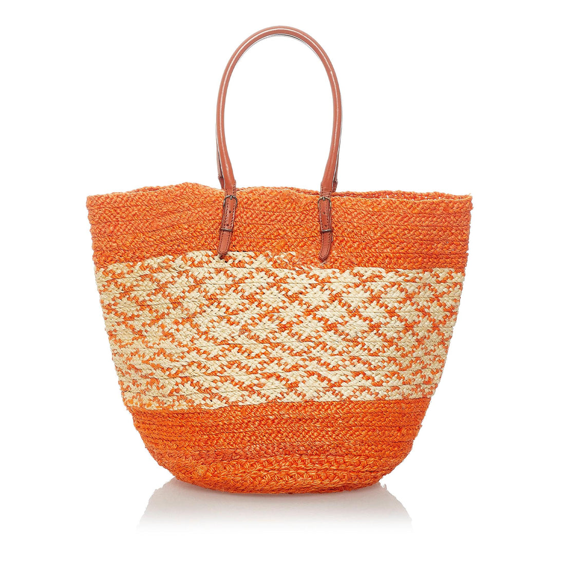 Balenciaga Panier Raffia Tote Bag (SHG-31175)