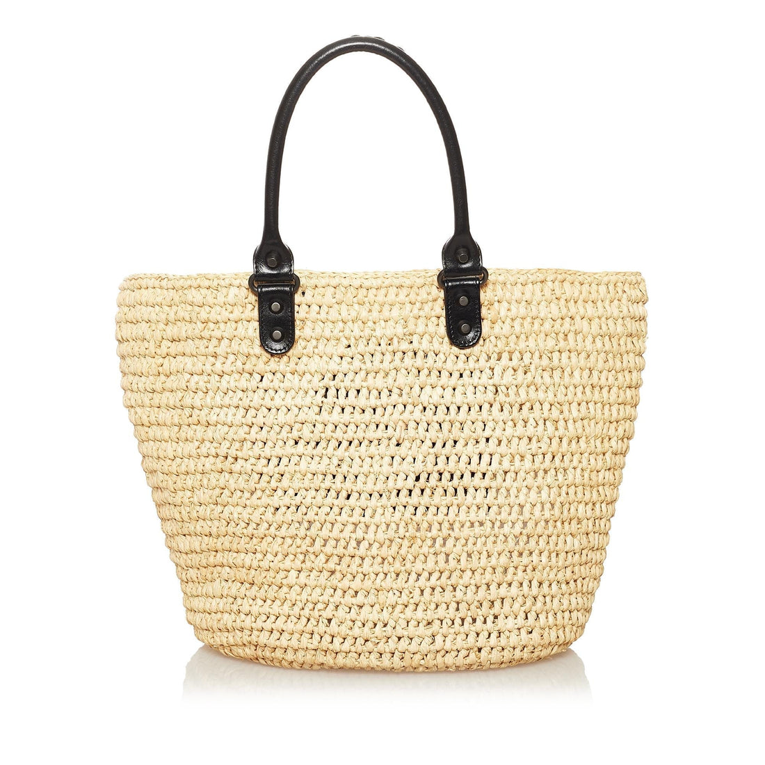 Balenciaga Panier Raffia Tote Bag (SHG-35038)