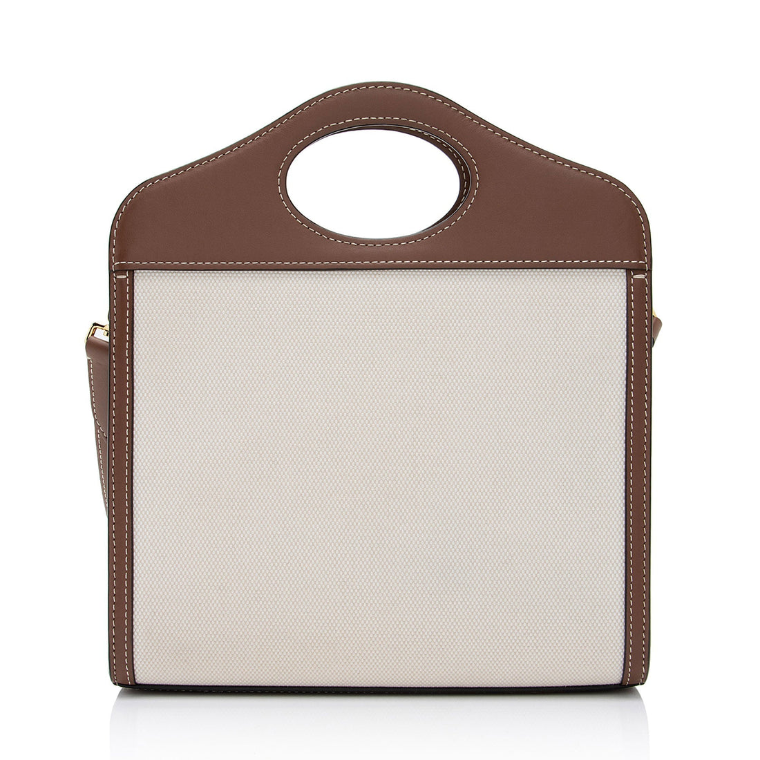 Burberry Canvas Horseferry Mini Pocket Tote