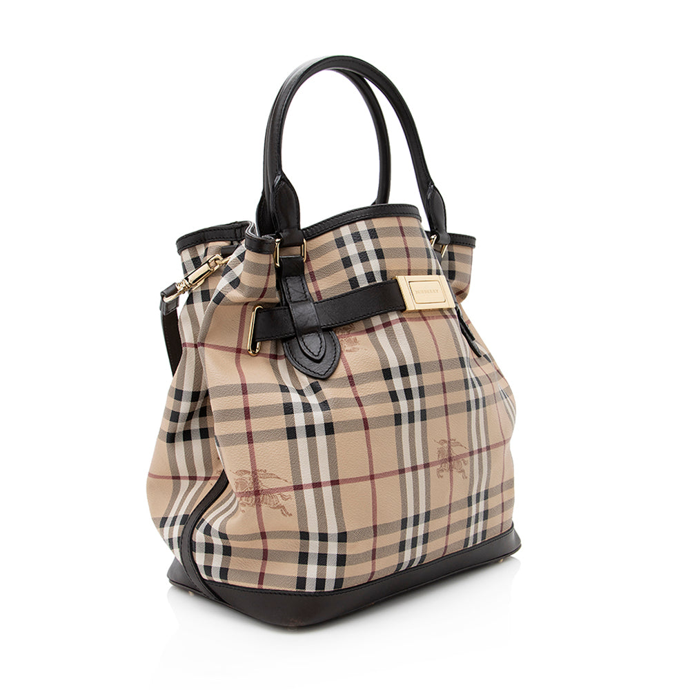 Burberry Haymarket Check Golderton Tote