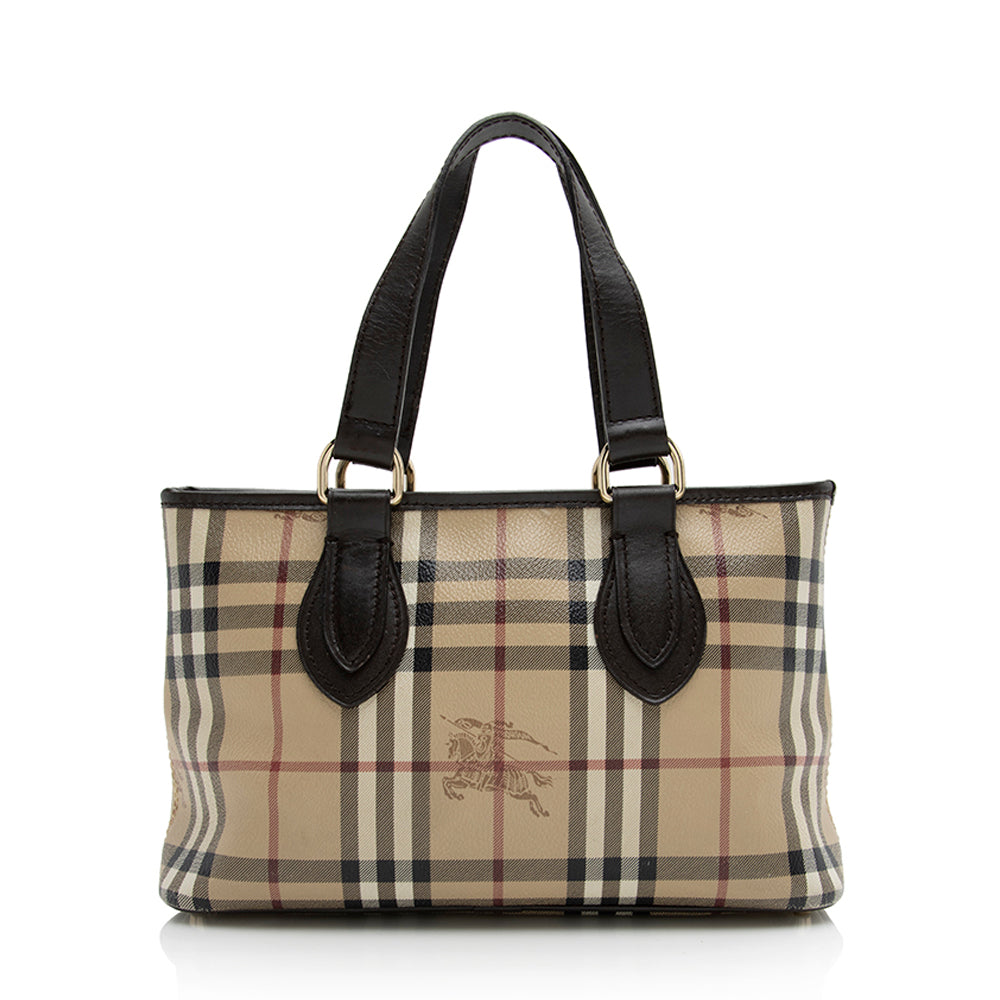 Burberry Haymarket Check Regent Small Tote