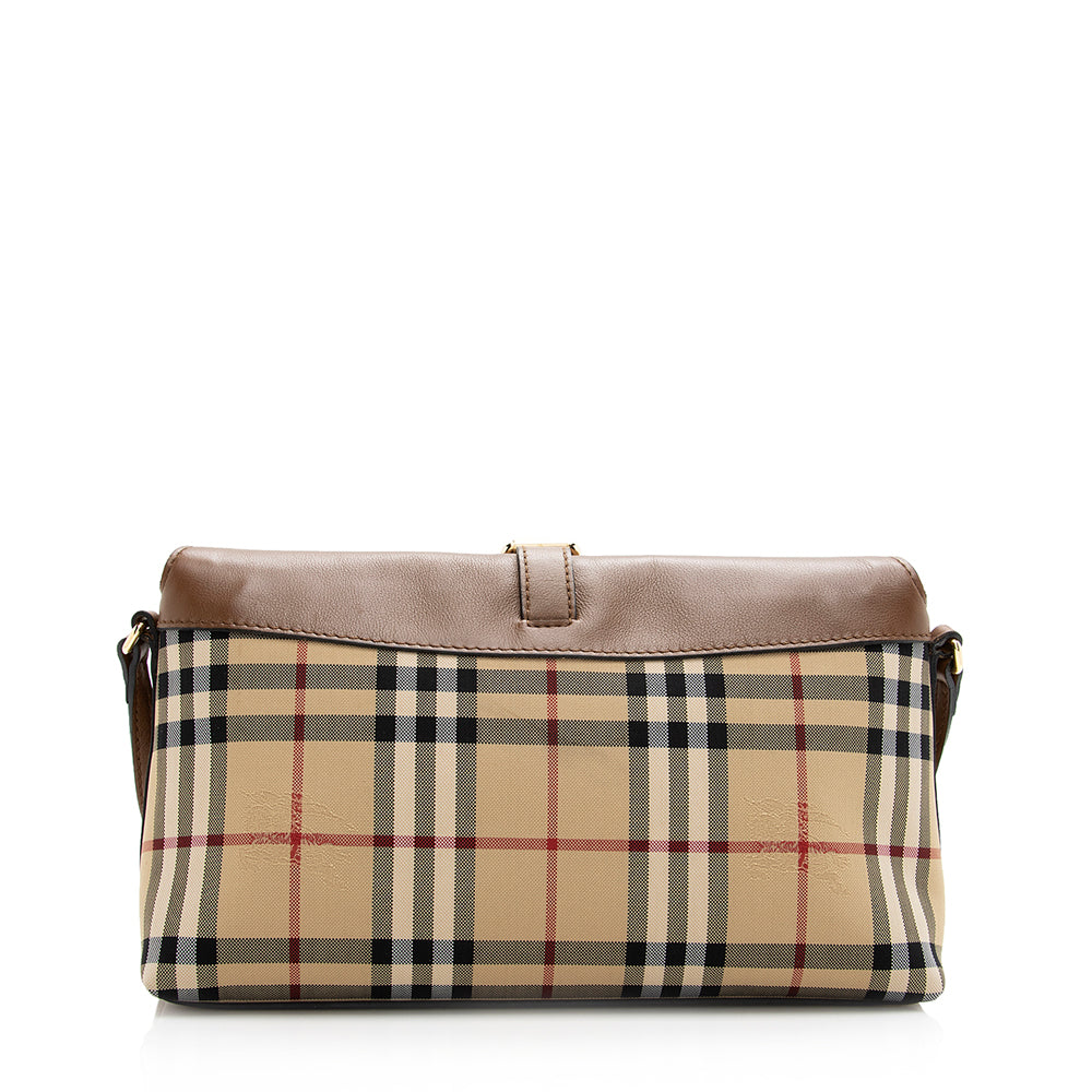 Burberry Horseferry Check Leah Crossbody Bag