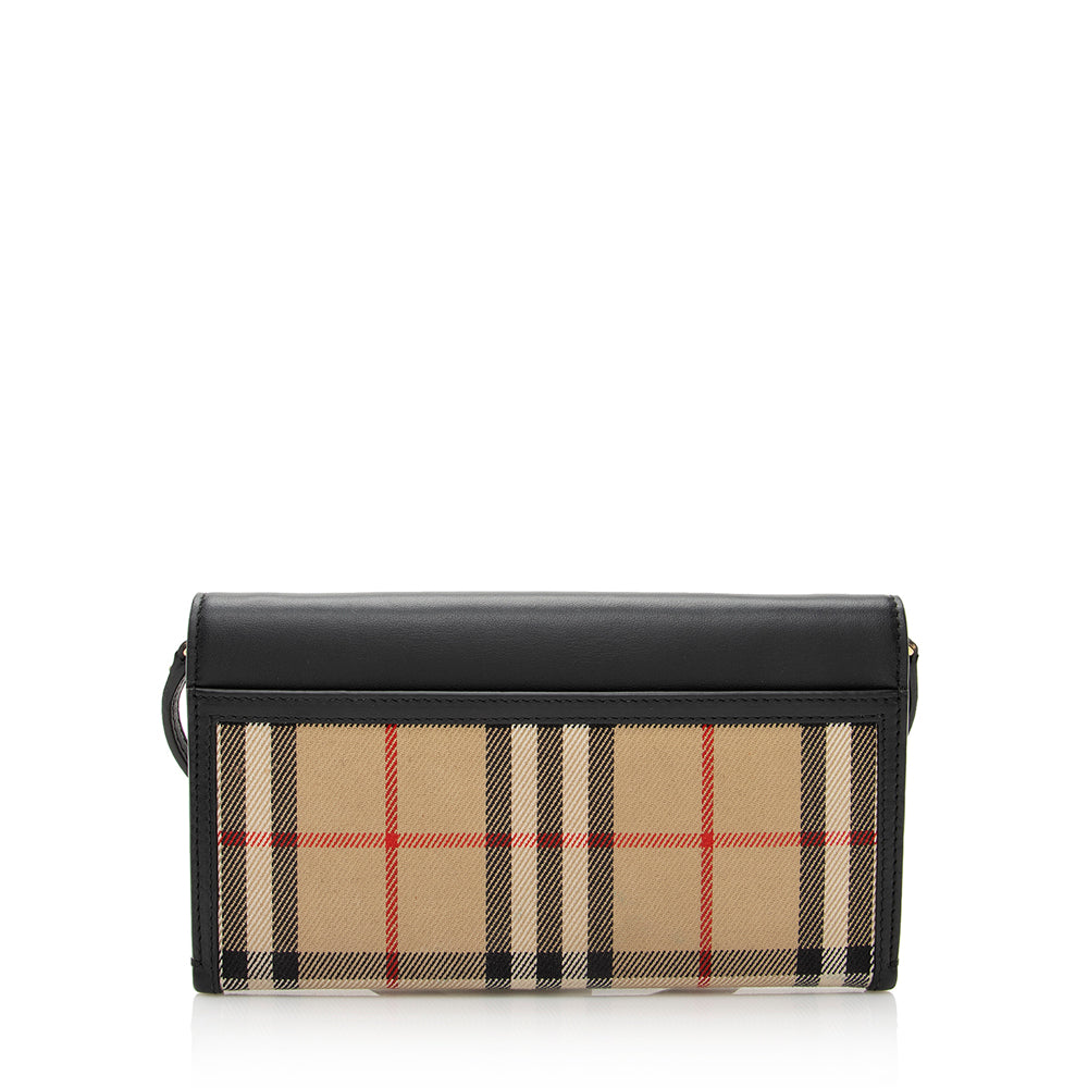 Burberry Vintage Check Phone Pocket Crossbody Bag
