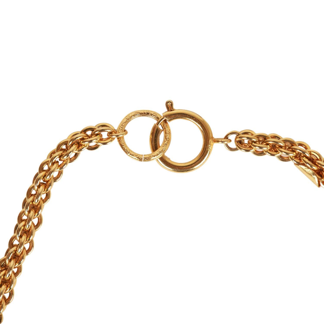 Vintage Chanel Gold Plated Colored Gripoix Necklace