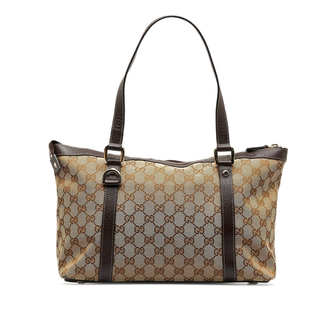 GUCCI GG Canvas Abbey D-Ring Tote Bag