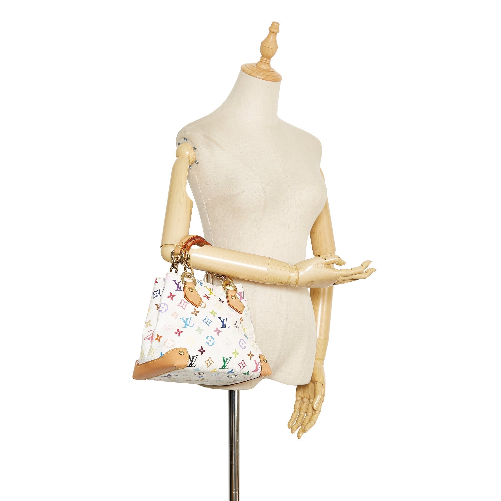 LOUIS VUITTON Monogram Multicolore Audra White