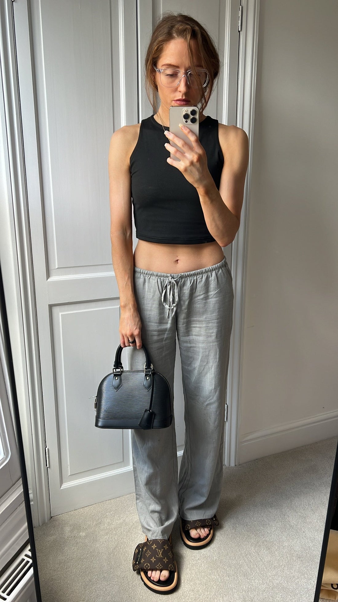 Louis Vuitton Alma BB Black Epi