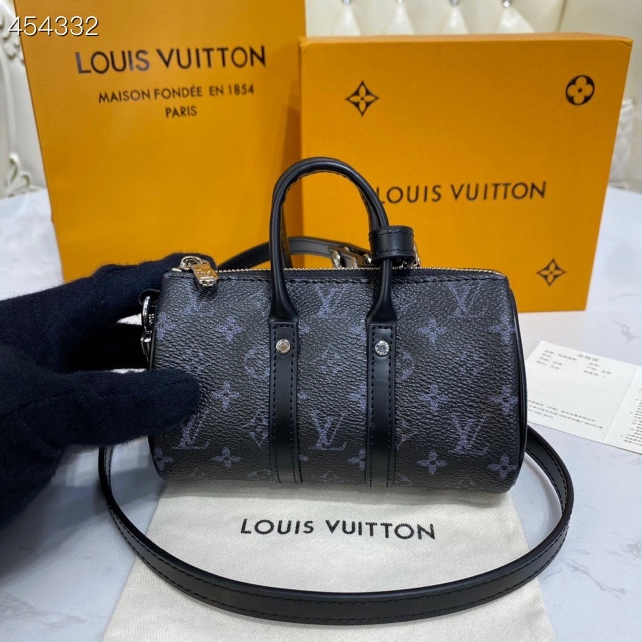 LV Keepall XS Monogram Eclipse Canvas For Mtlm, Bags, Shoulder And Crossbody Bags 8.3in/21cm LV M45947