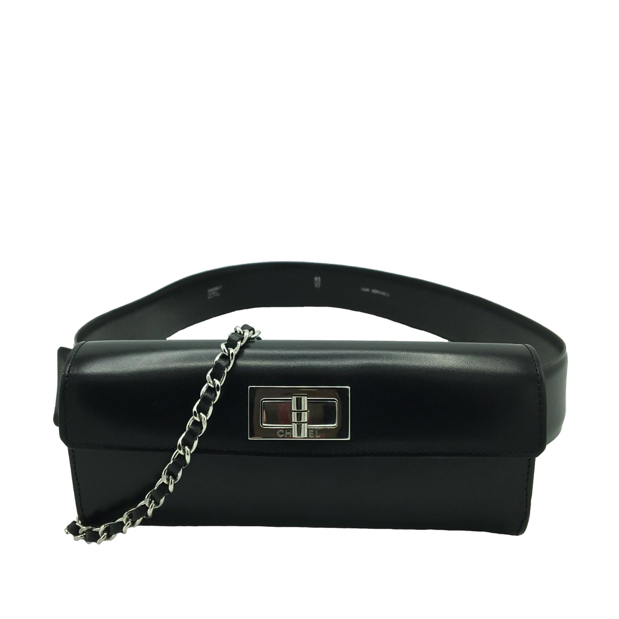 Chanel Reissue Leather Belt Bag Black