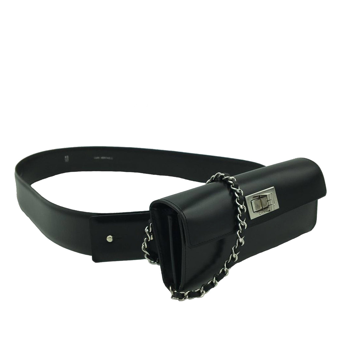 Chanel Reissue Leather Belt Bag Black