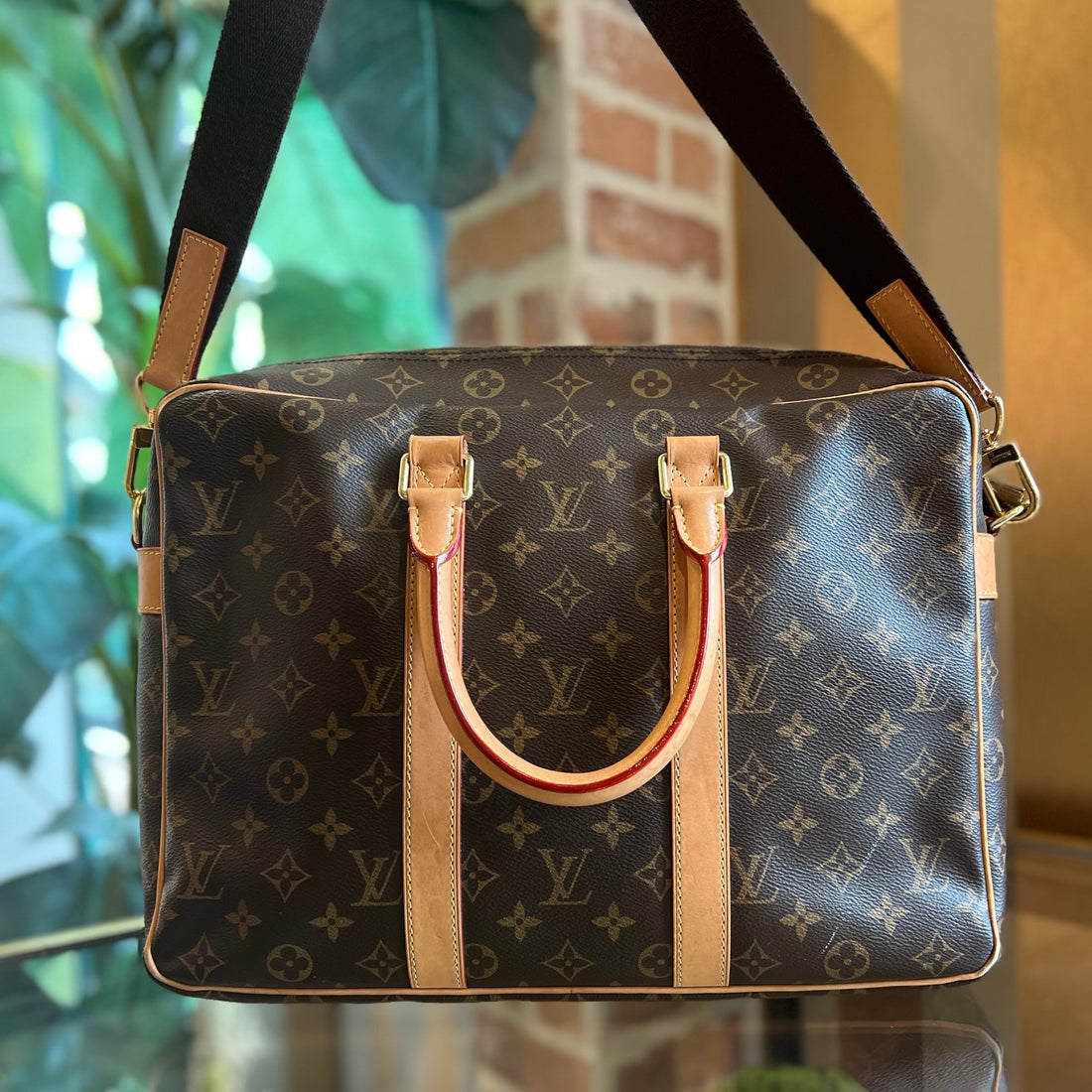 LOUIS VUITTON Icare Brown Monogram Canvas Crossbody Bag