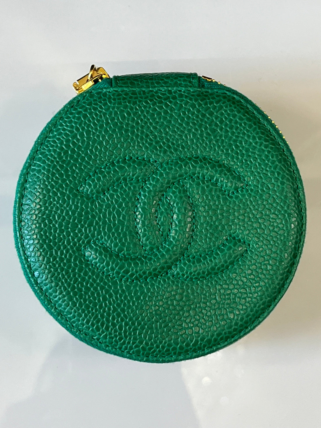 CHANEL TIMELESS CAVIAR LEATHER JEWELRY CASE