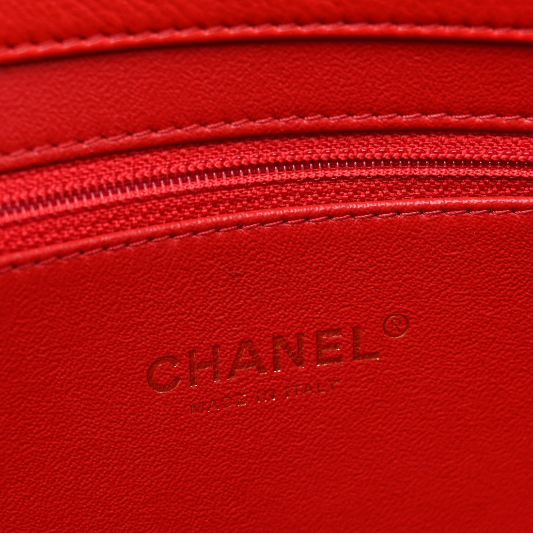 CHANEL CALFSKIN CHEVRON QUILTED CASUAL TRIP CLUTCH BAG