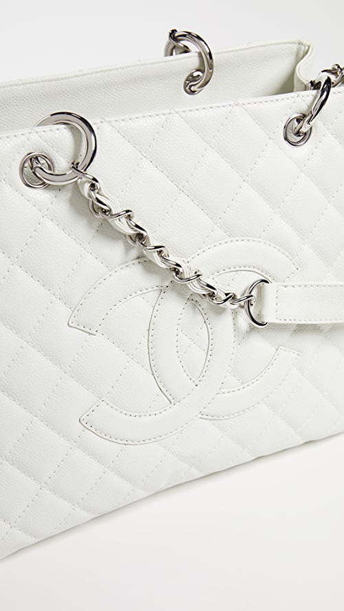 CHANEL CAVIAR QUILTED LAMBSKIN SHOPPER TOTE BAG