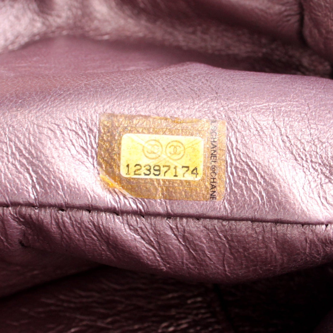 CHANEL Quilted Aged Reissue Double Compartments Shoulder Bag Rose Ash