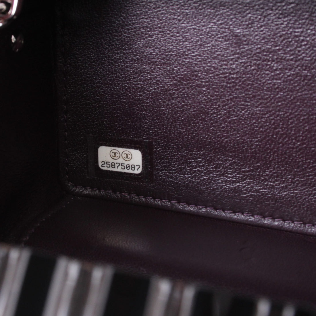 CHANEL Resin Paris Hamburg Minaudiere Shoulder Bag Black