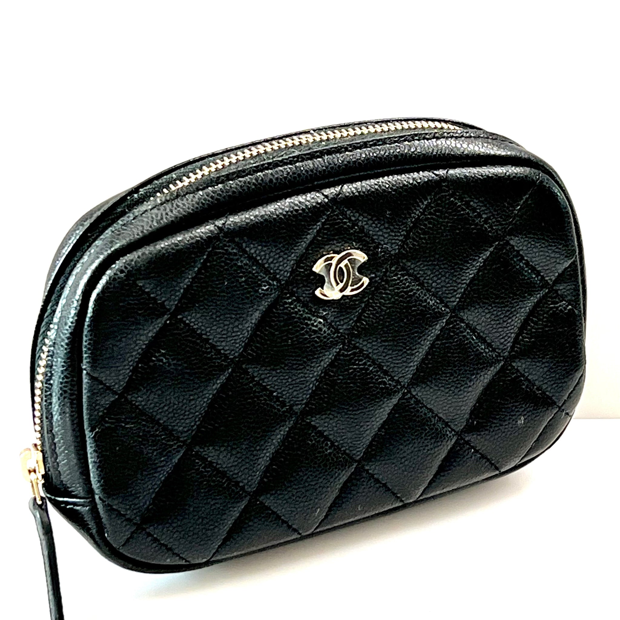 CHANEL TIMELESS CLASSIC LINE CAVIAR QUILTED POUCH