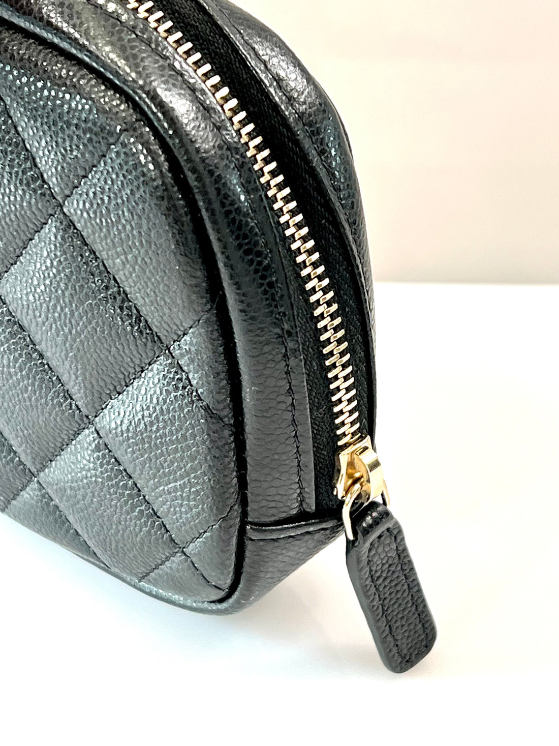 CHANEL TIMELESS CLASSIC LINE CAVIAR QUILTED POUCH