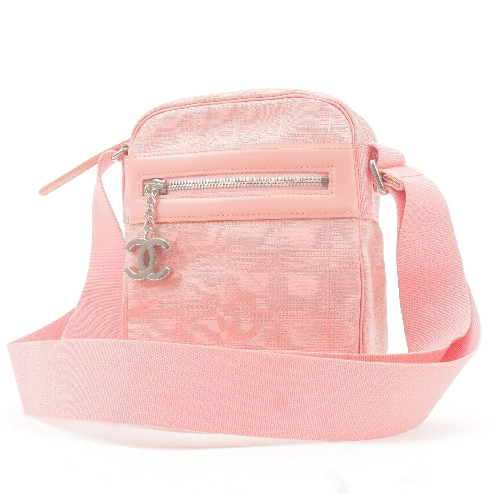 CHANEL TRAVEL LINE NYLON MINI CROSSBODY BAG