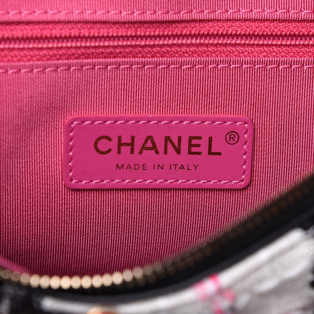 CHANEL TWEED CHAIN 20S SIGNATURE HOBO BAG