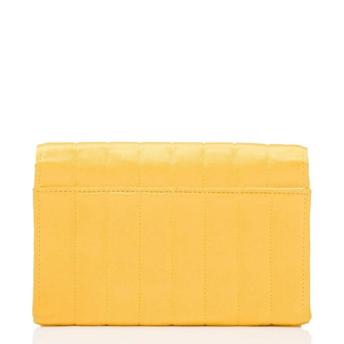 CHANEL VINTAGE VERTICAL QUILTED SATIN MINI FLAP BAG