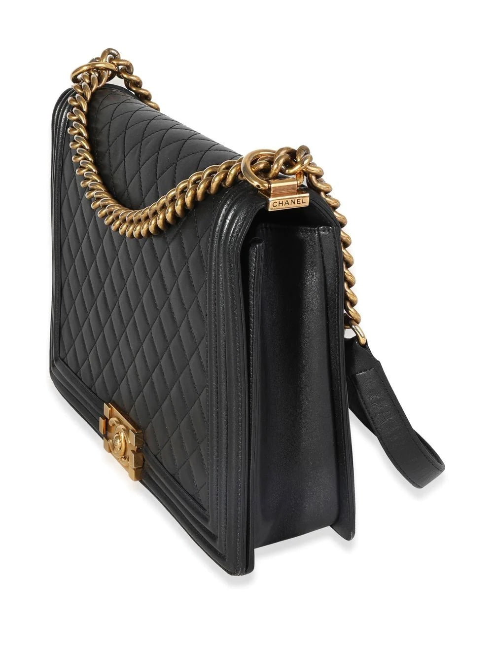 CHANEL QUILTED LAMBSKIN XL BOY FLAP BAG