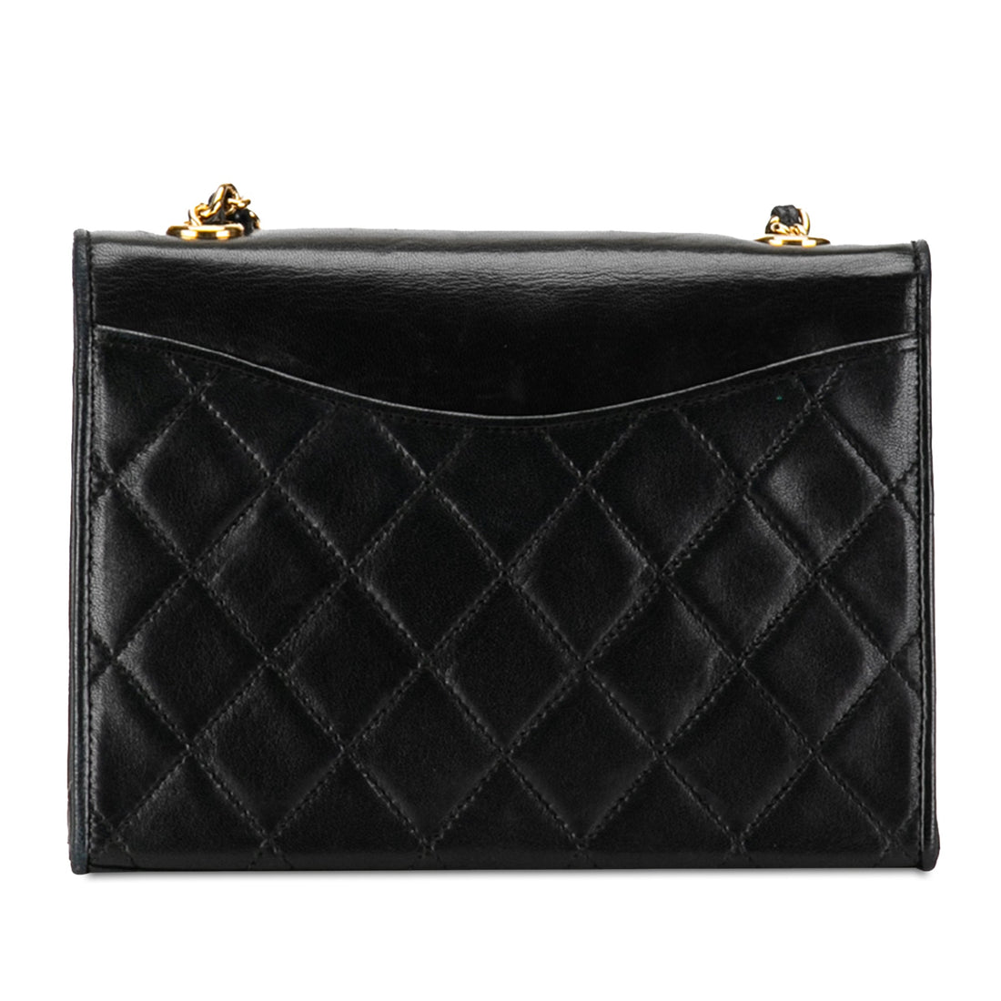 Chanel CC Quilted Lambskin Crossbody Crossbody Bag
