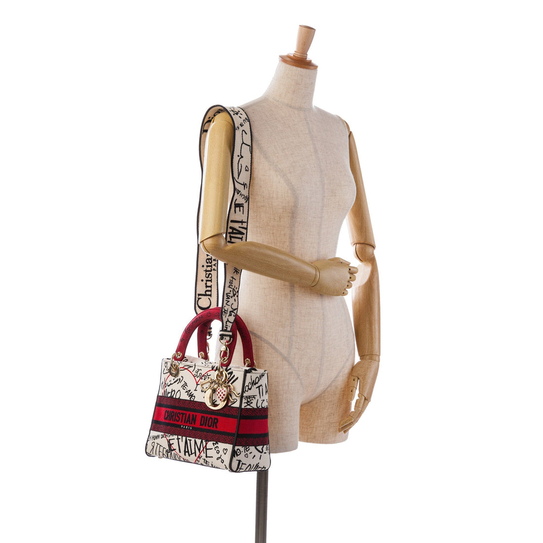 Dior Medium DiorAmour Graffiti Lady D-Lite Red