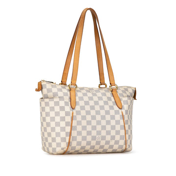 White Louis Vuitton Damier Azur Totally PM Tote Bag