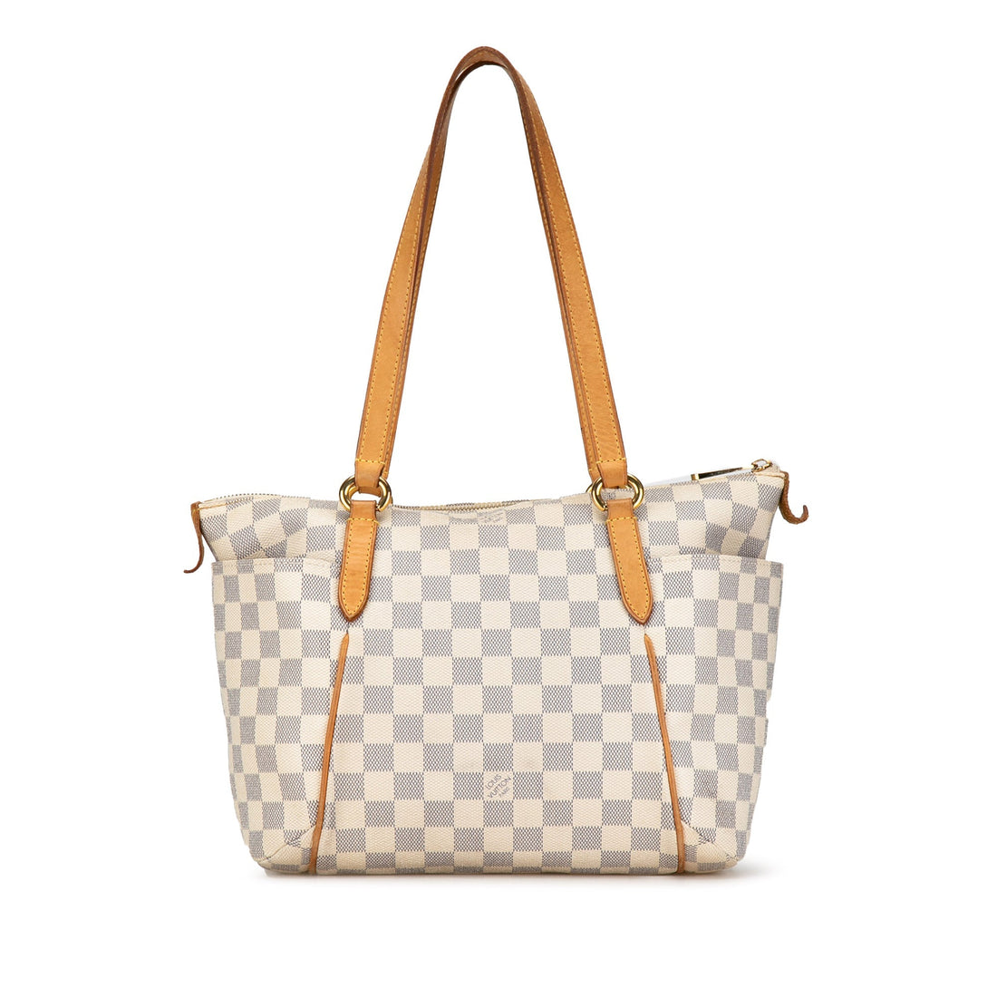 White Louis Vuitton Damier Azur Totally PM Tote Bag