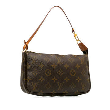 Brown Louis Vuitton Monogram Pochette Accessoires Shoulder Bag